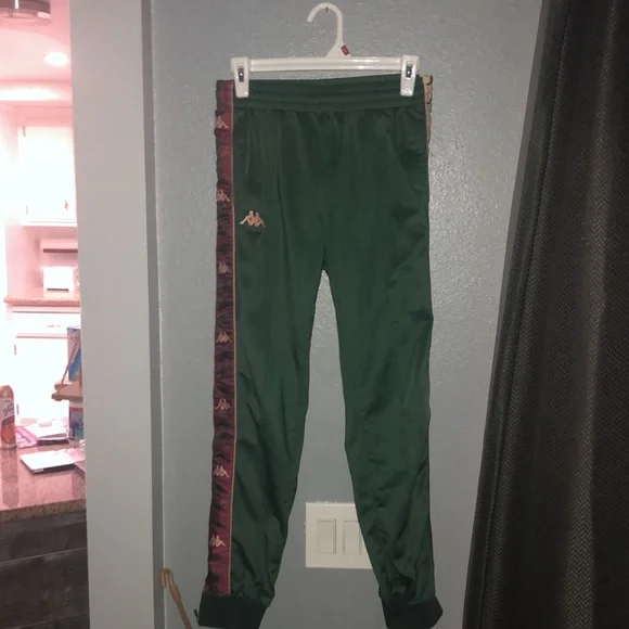 Green Kappa Pants - Sz Small - Excellent Condition - Picture 2 of 8